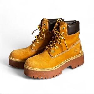 Timberland Women’s Waterproof Platform Boot Size 8.5 Wheat Colour